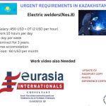 URGENT REQURMENT in KYRGYZSTAN